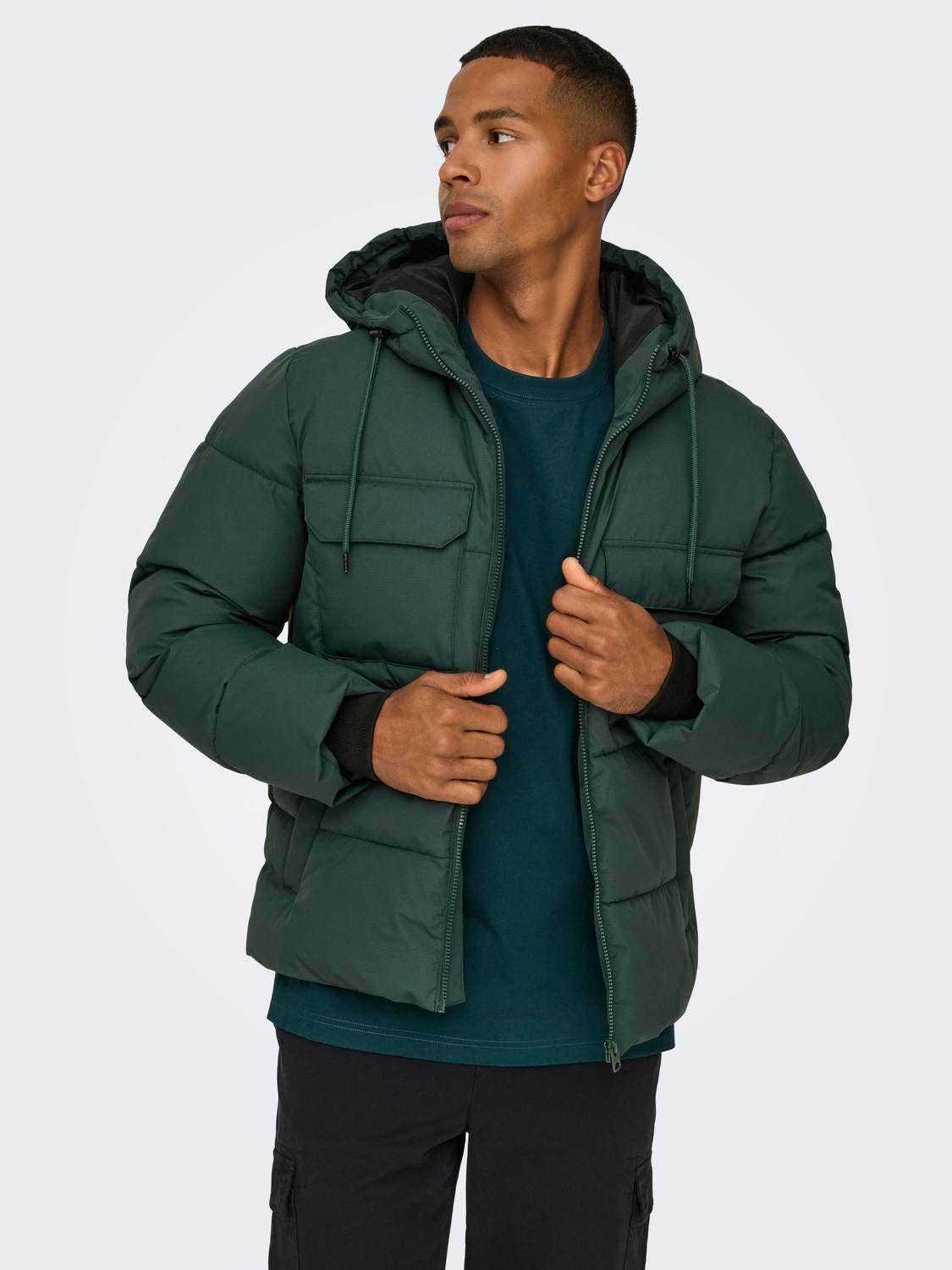 ONSELIJAH Jacke Darkest Spruce