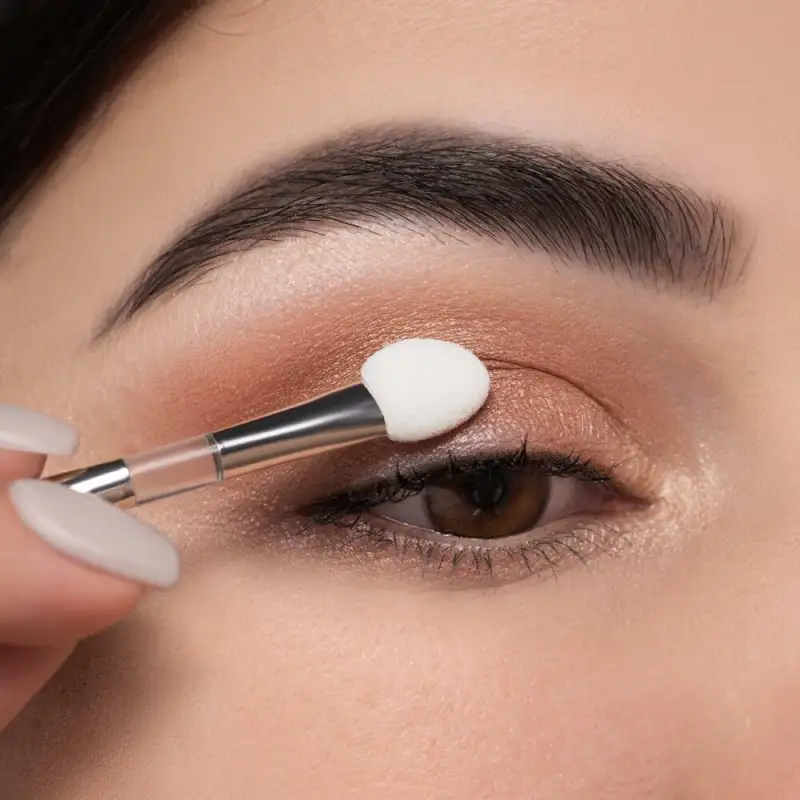Eyeshadow Duo Applicator For Quattro Box Transparent