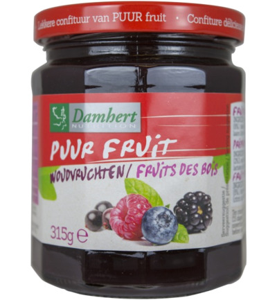 Damhert Puur fruit Woudvrucht confiture (315 gr)