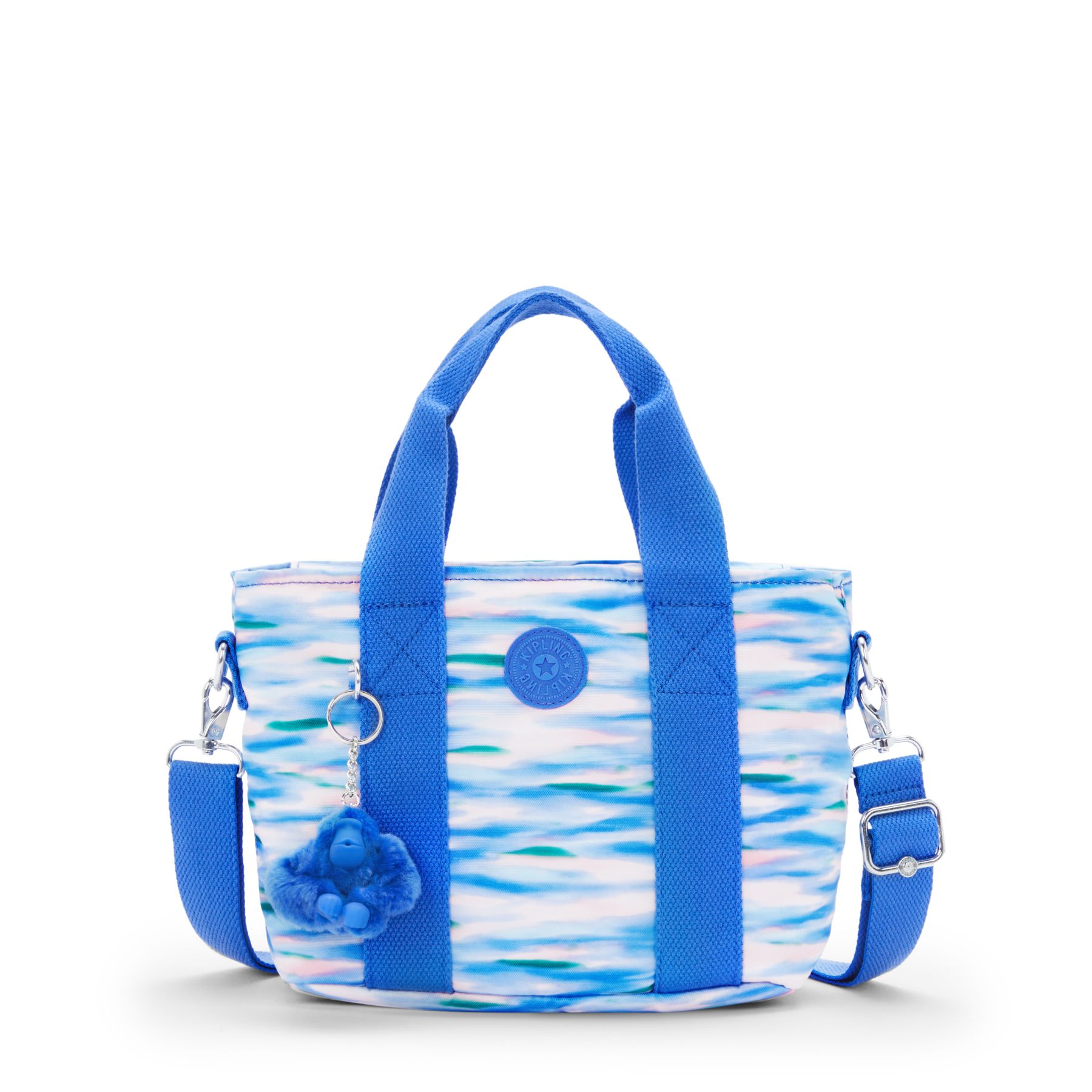 MINTA Sac fourre-tout moyen avec poignées de transport et sangle réglable - Diluted Blue