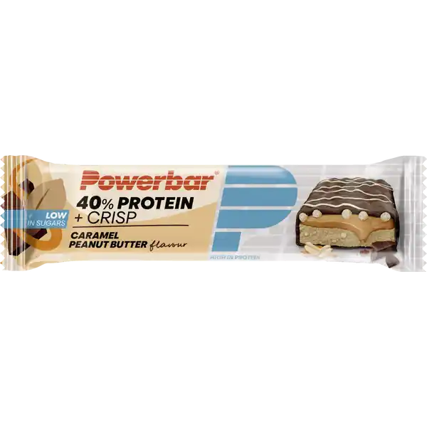 40% Protein+ Crisp Riegel Caramel Peanut Butter