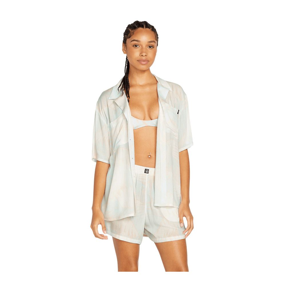 Volcom PALMY NITES - Chemise Femme melon