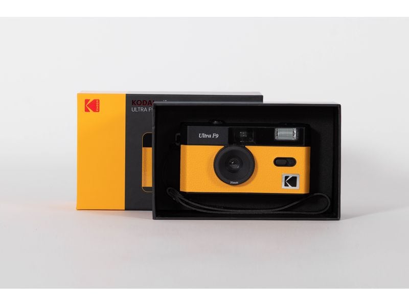 Kodak Analogkamera Ultra F9 Gelb/Schwarz Wiederverwendbare Analogkamera