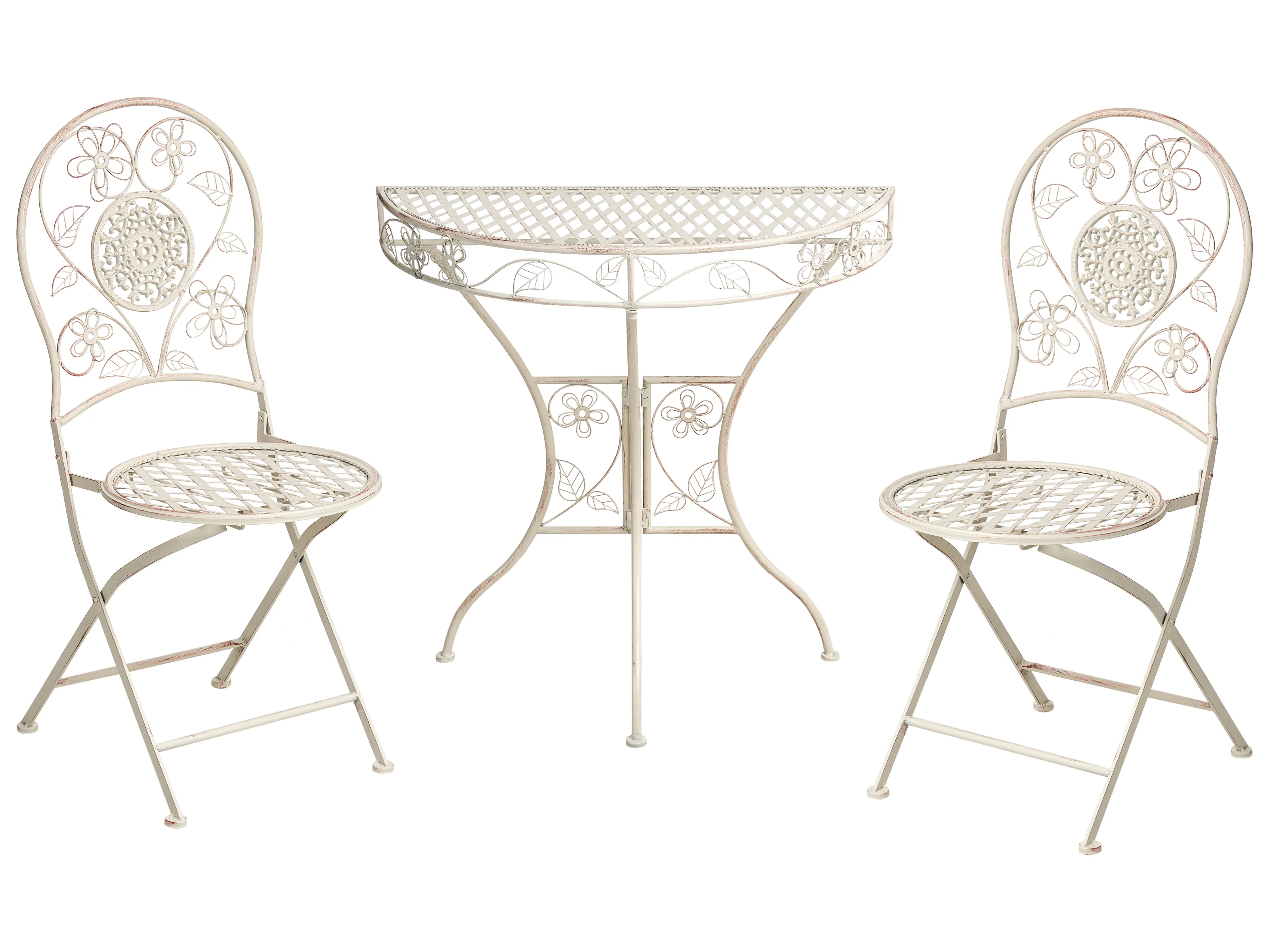 Bistroset YAVIZA Metaal Lichtbeige