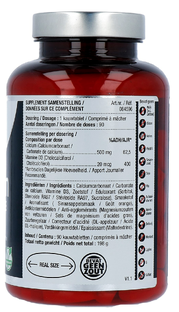 Lucovitaal Calcium 500mg & D3 Kauwtabletten 90KTB