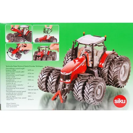 SIKU 3278 Massey Ferguson mit Doppelreifen