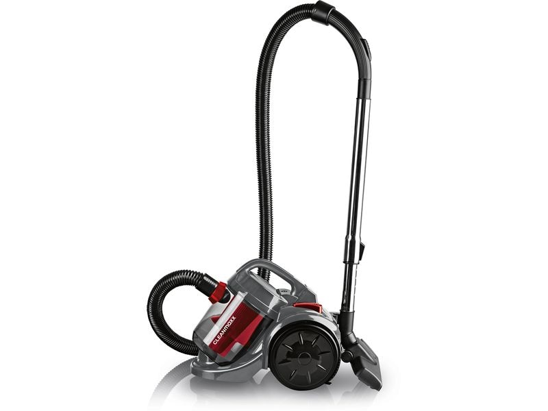 CLEANmaxx Bodenstaubsauger Zyklon Grau/Schwarz Beutelloser Staubsauger