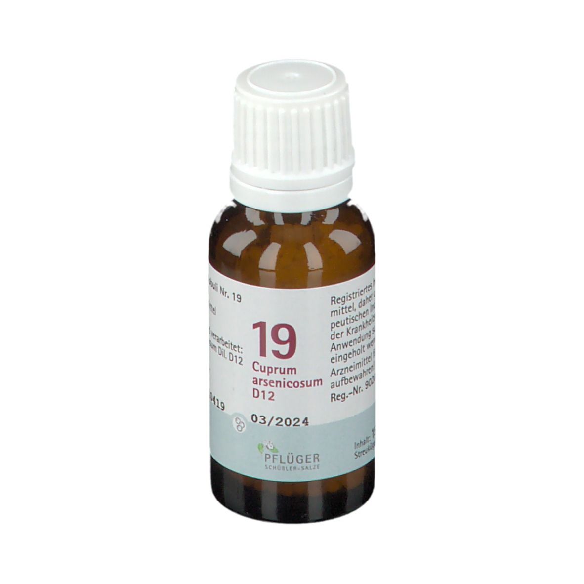 BIOCHEMIE PFLÜGER® Nr. 19 Cuprum arsenicosum D12