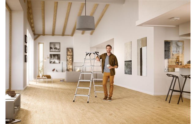 Hailo Trittleiter »2x7 Stufen«