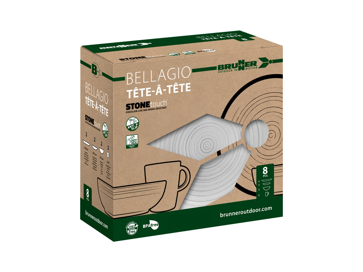Brunner Tête-à-Tête Bellagio 8-delig serviesset