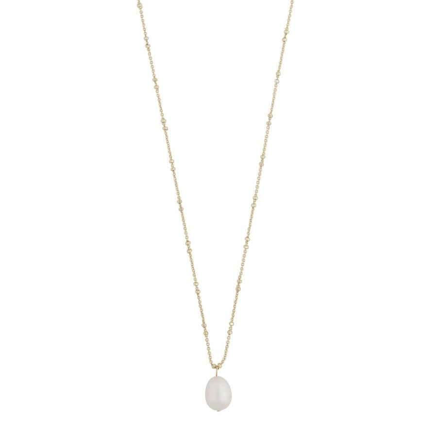 Snö Of Sweden Julie Pendant Necklace Gold/White