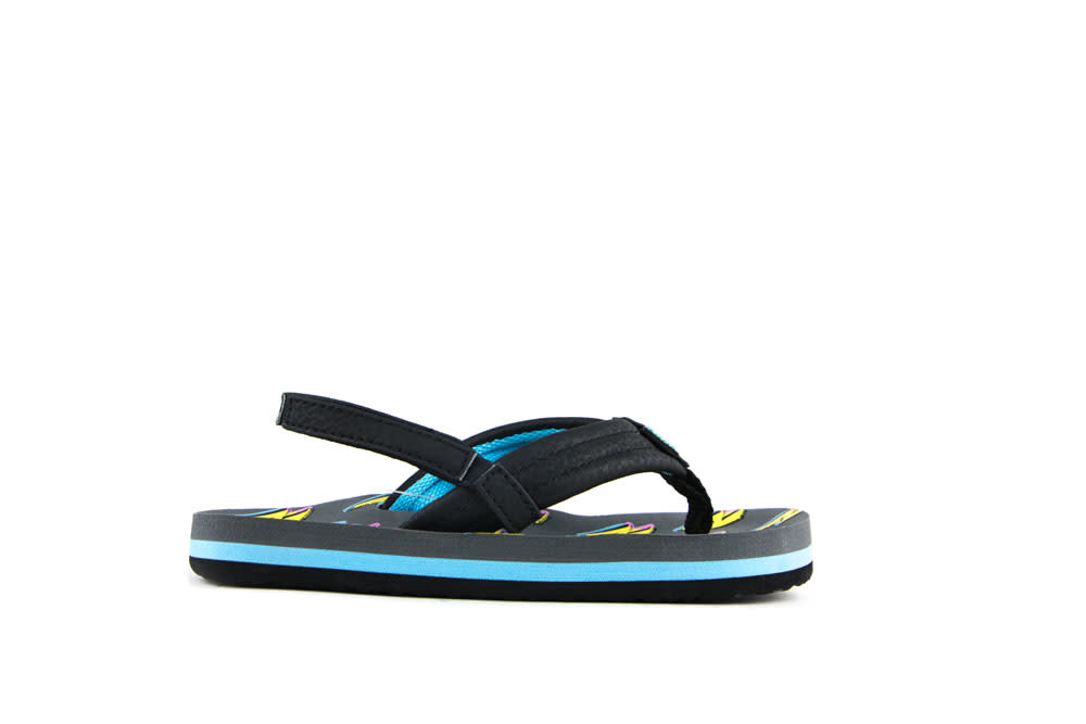 Reef Slippers Blauw Little Ahi Bolt Up
