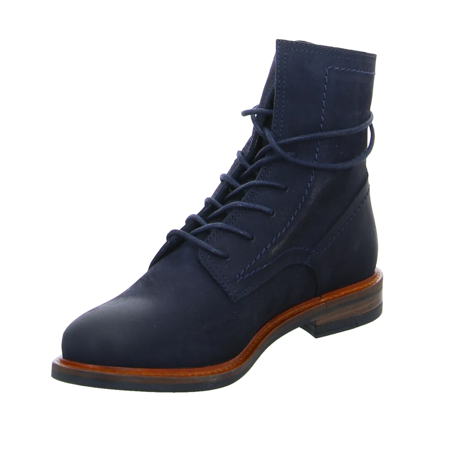 SCHUHENGEL Boot Navy Leder