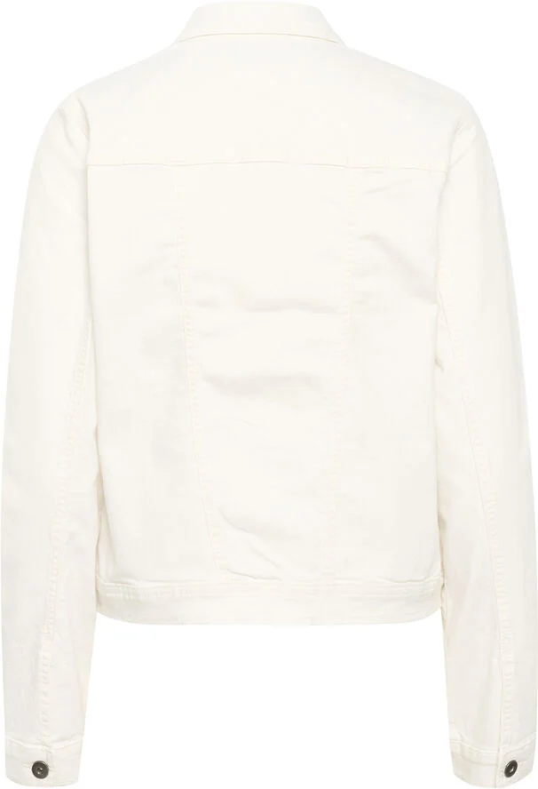 Kaffe KAzelina Denim Jacket Chalk