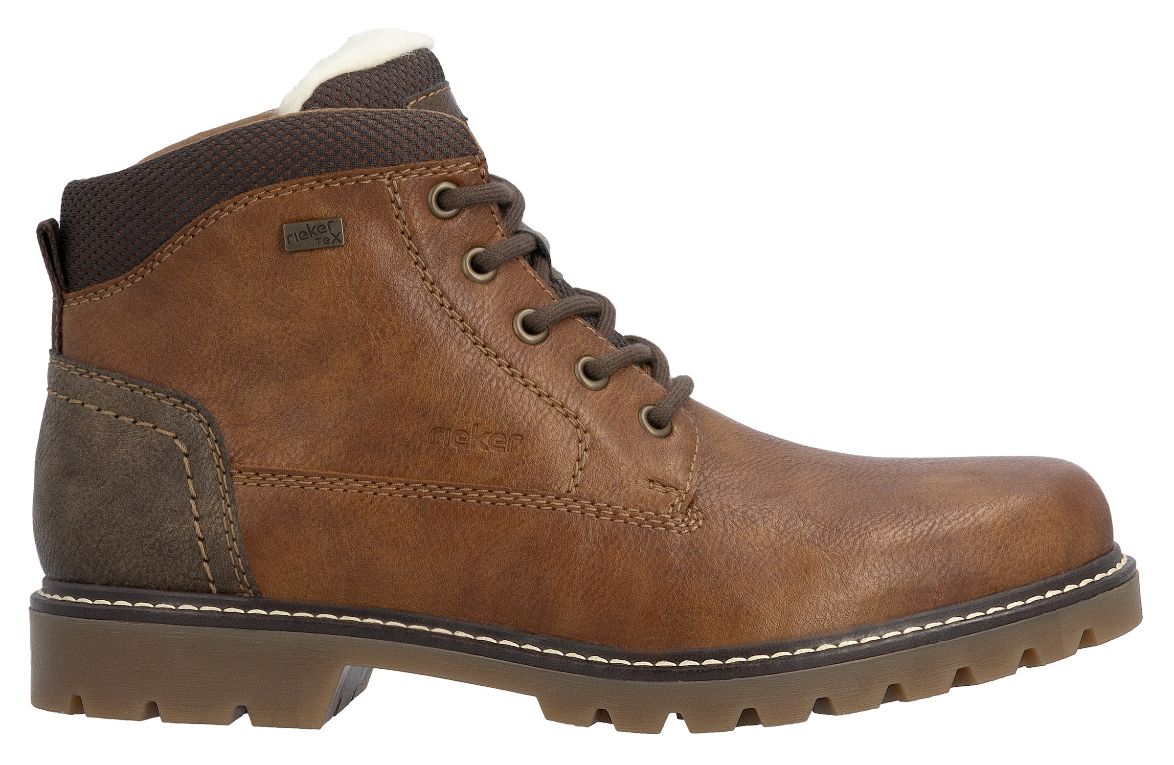 Rieker Winterstiefelette  , Workerboots, Schnürboots, Trekkingstiefel mit riekerTEX-Membran
