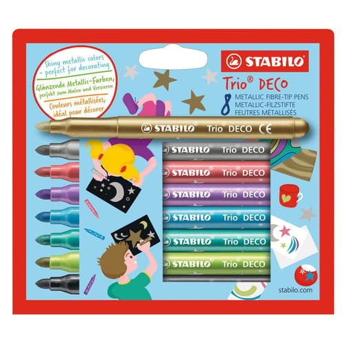 STABILO Filzstifte Trio DECO Metallic