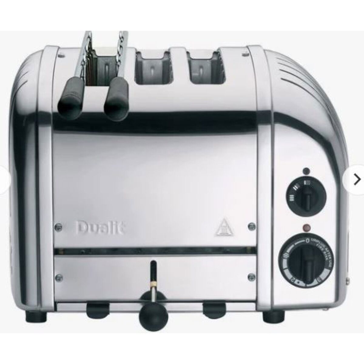 Classic Combi 2+1 skiver brødrister, rustfritt stål