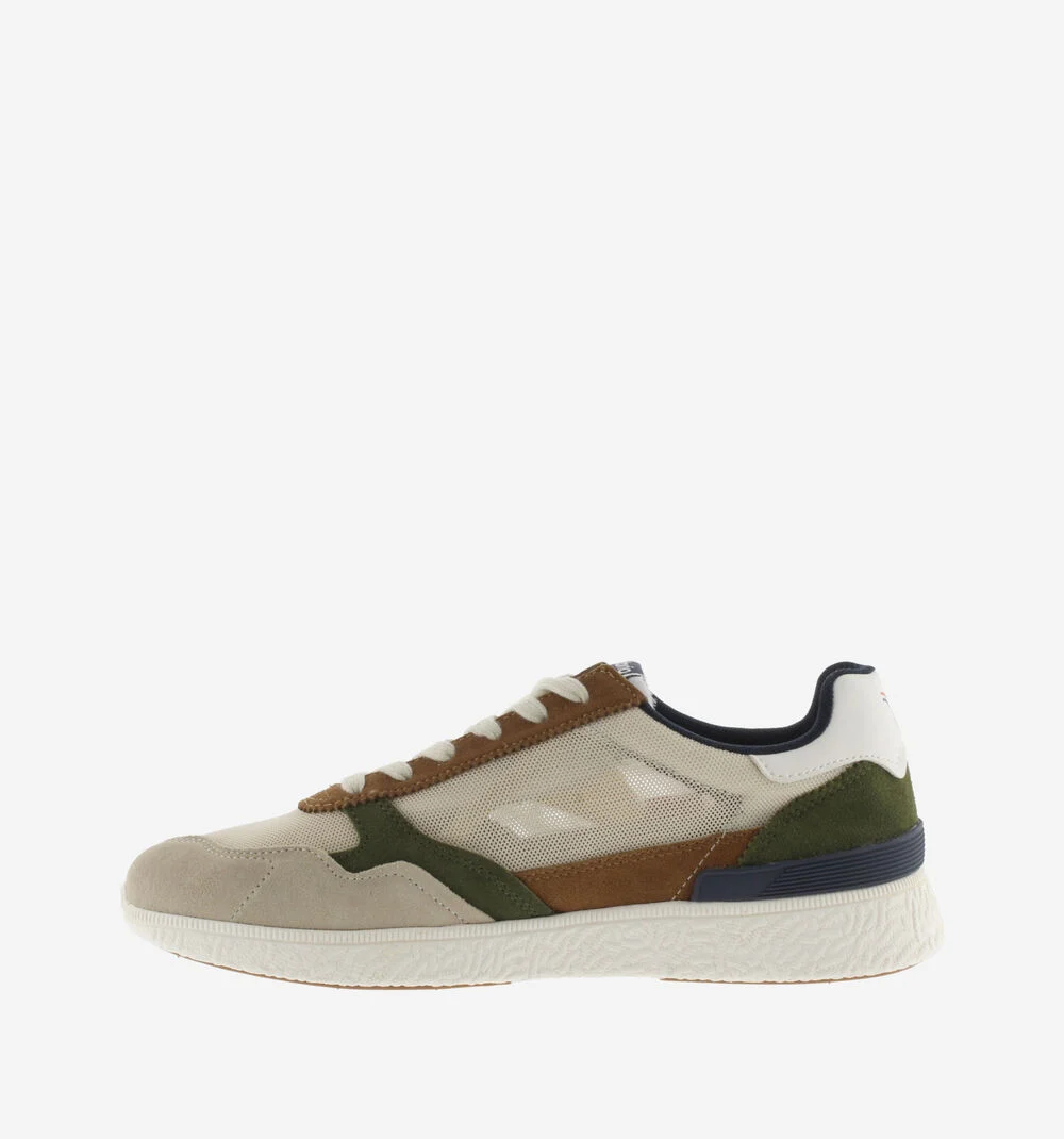 ANIMA - SPORT RETRO Baskets en mesh pour homme TAUPE