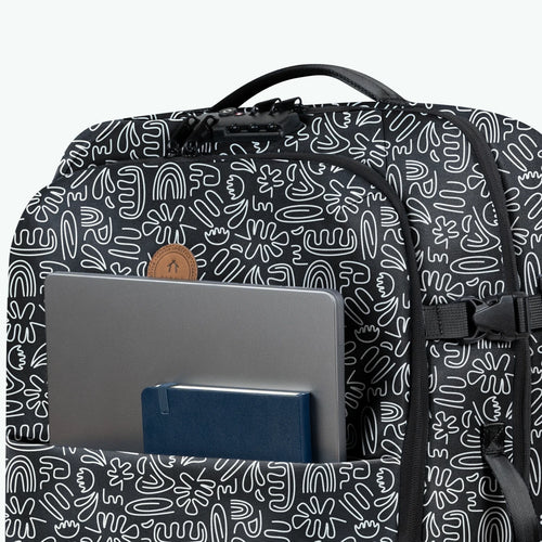 Valise souple 2 roues medium Amiens noir