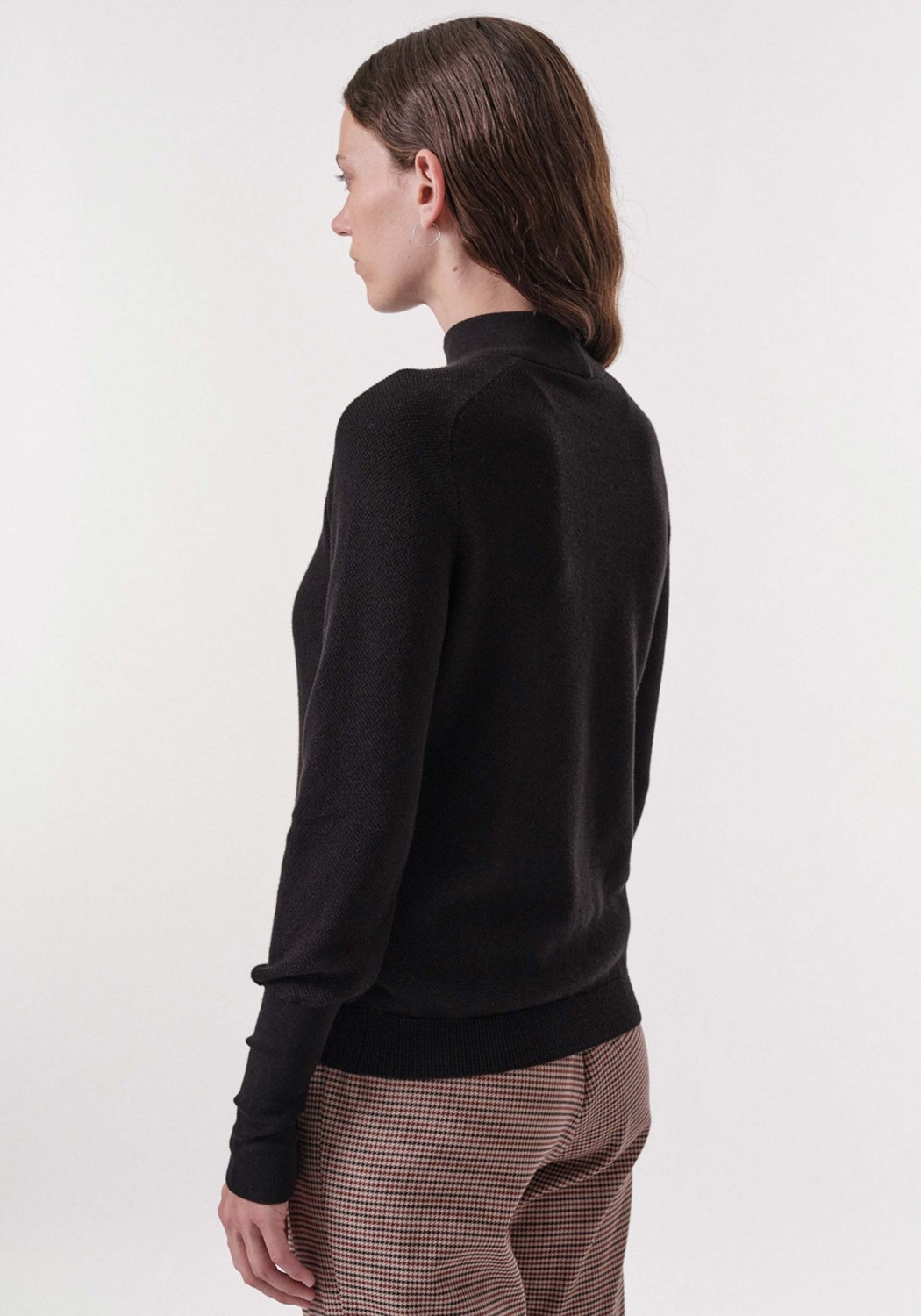 Lanius Rollkragenpullover Black