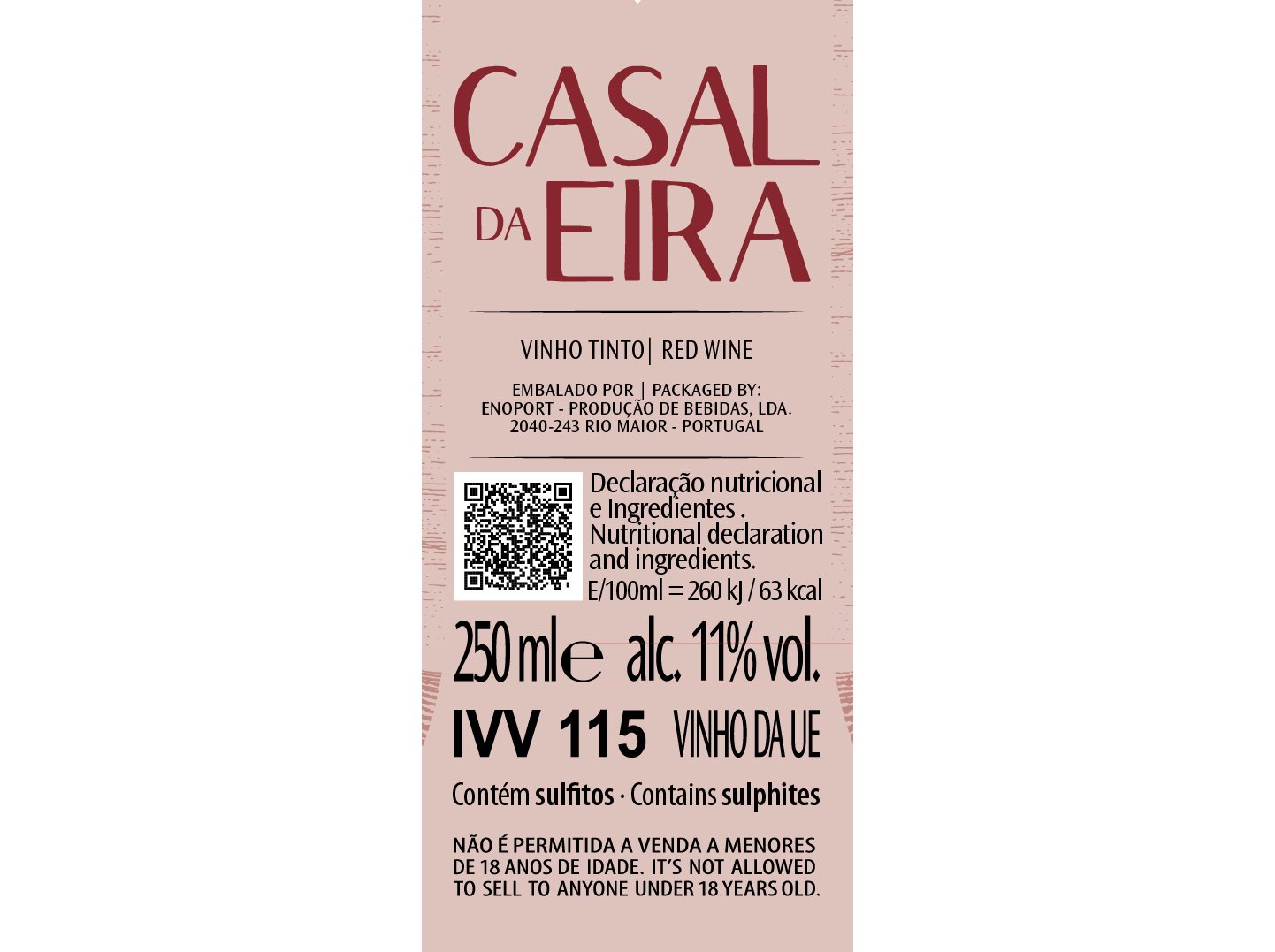 VINHO TINTO CASAL DA EIRA BRIK 0.25L