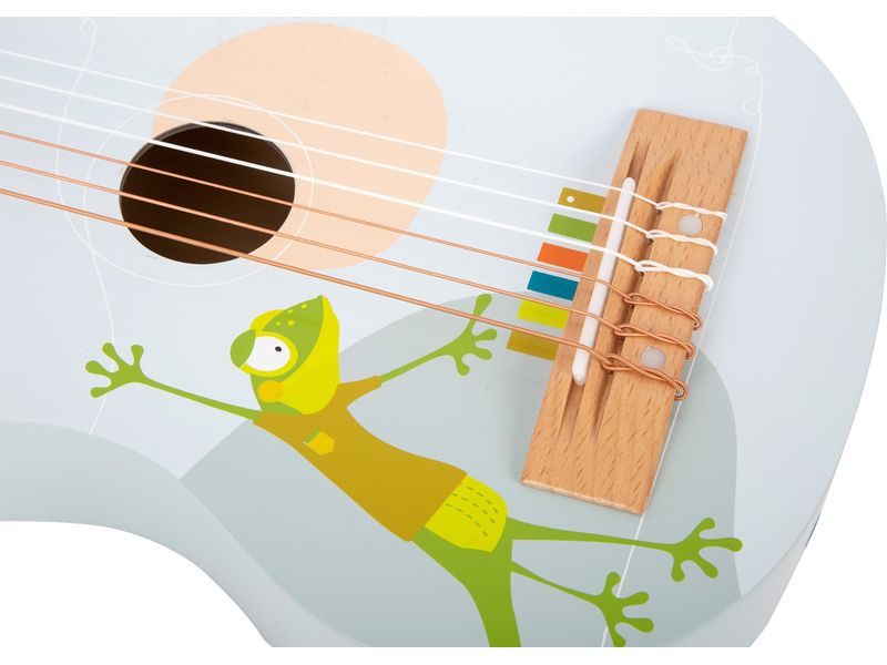 small foot Musikinstrument Gitarre «Groovy Beats» Kindgerecht gestaltete Akustikgitarre
