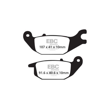 Plaquettes de freins EBC Organique arrière