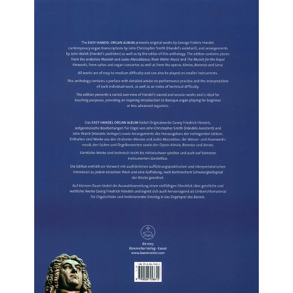 Bärenreiter An Easy Handel Organ Album