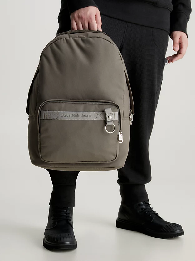 Mochila redonda de sarja