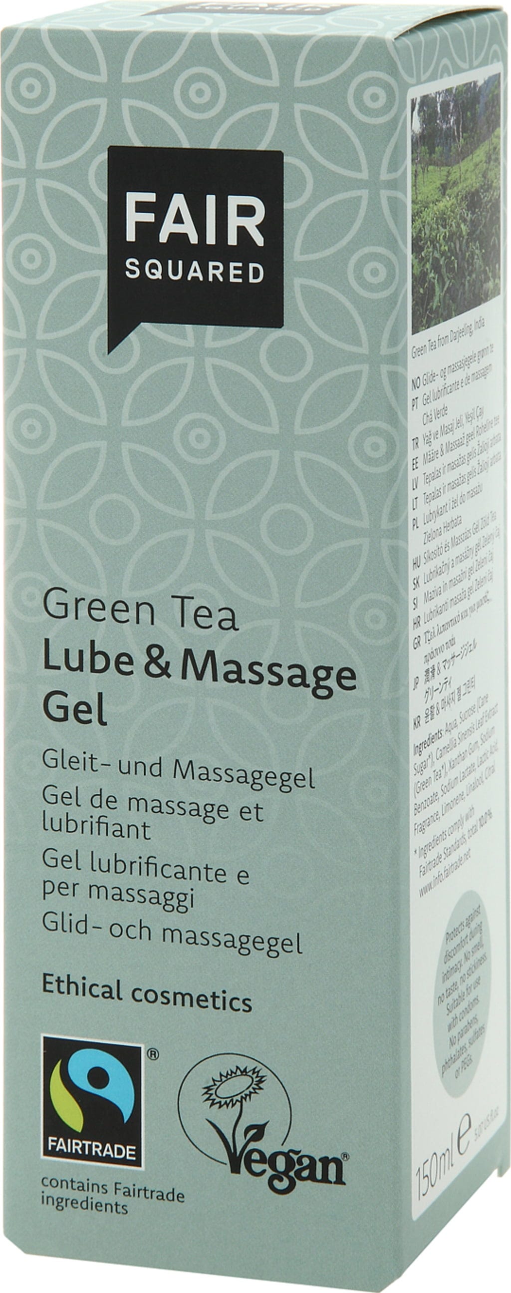 FAIR SQUARED  Lube & Massagegel Green Tea, 150 ml