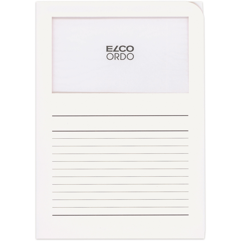 Elco Organisationsmappe Ordo Classico, liniert, 100 Stück, A4, weiss
