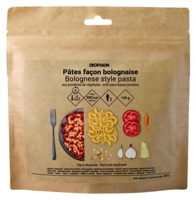 Repas Lyophilisé Decathlon Nutrition - Pâtes Bolognaises - 100g