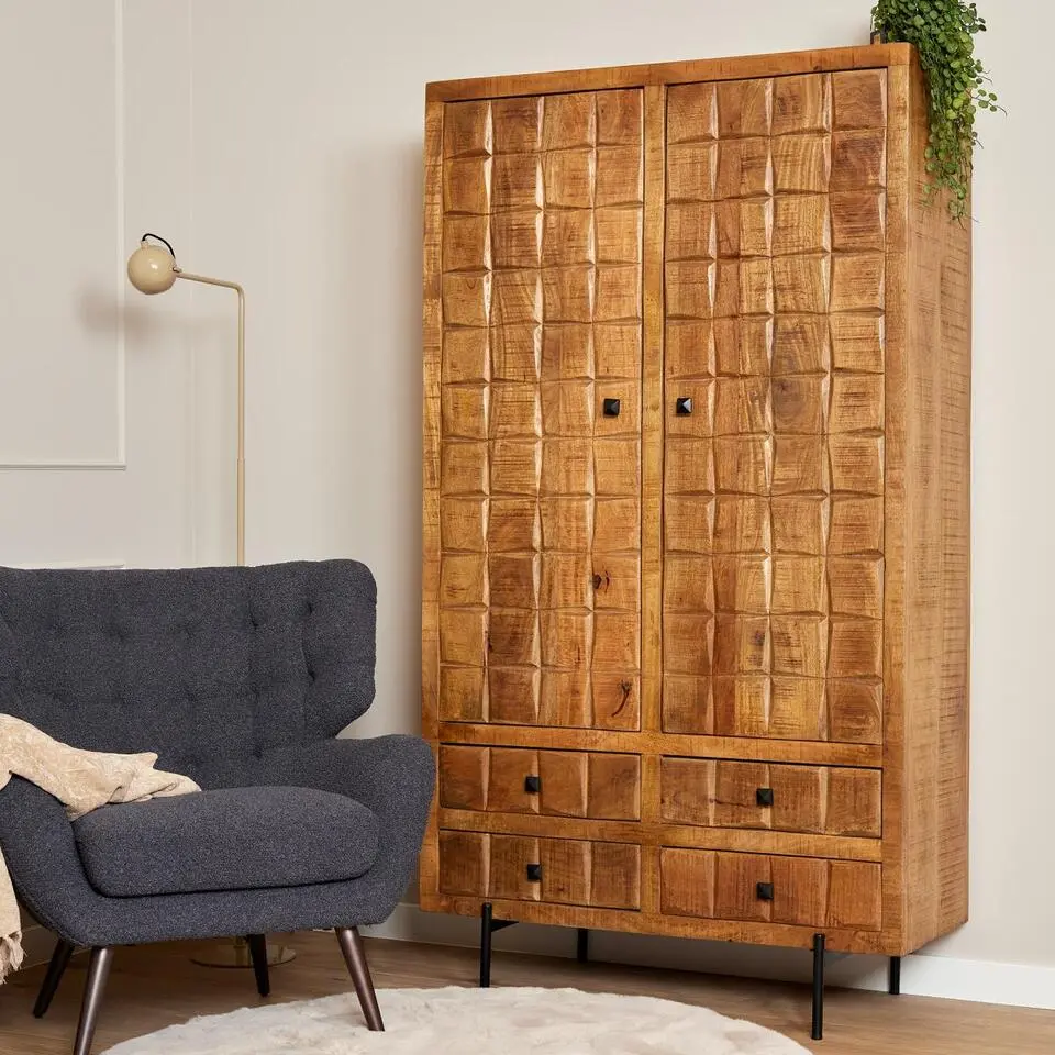 StarFurn - Kabinet Brandy - 100 cm - naturel