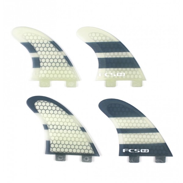 FCS V2 PC Tri-Quad  Fin Set