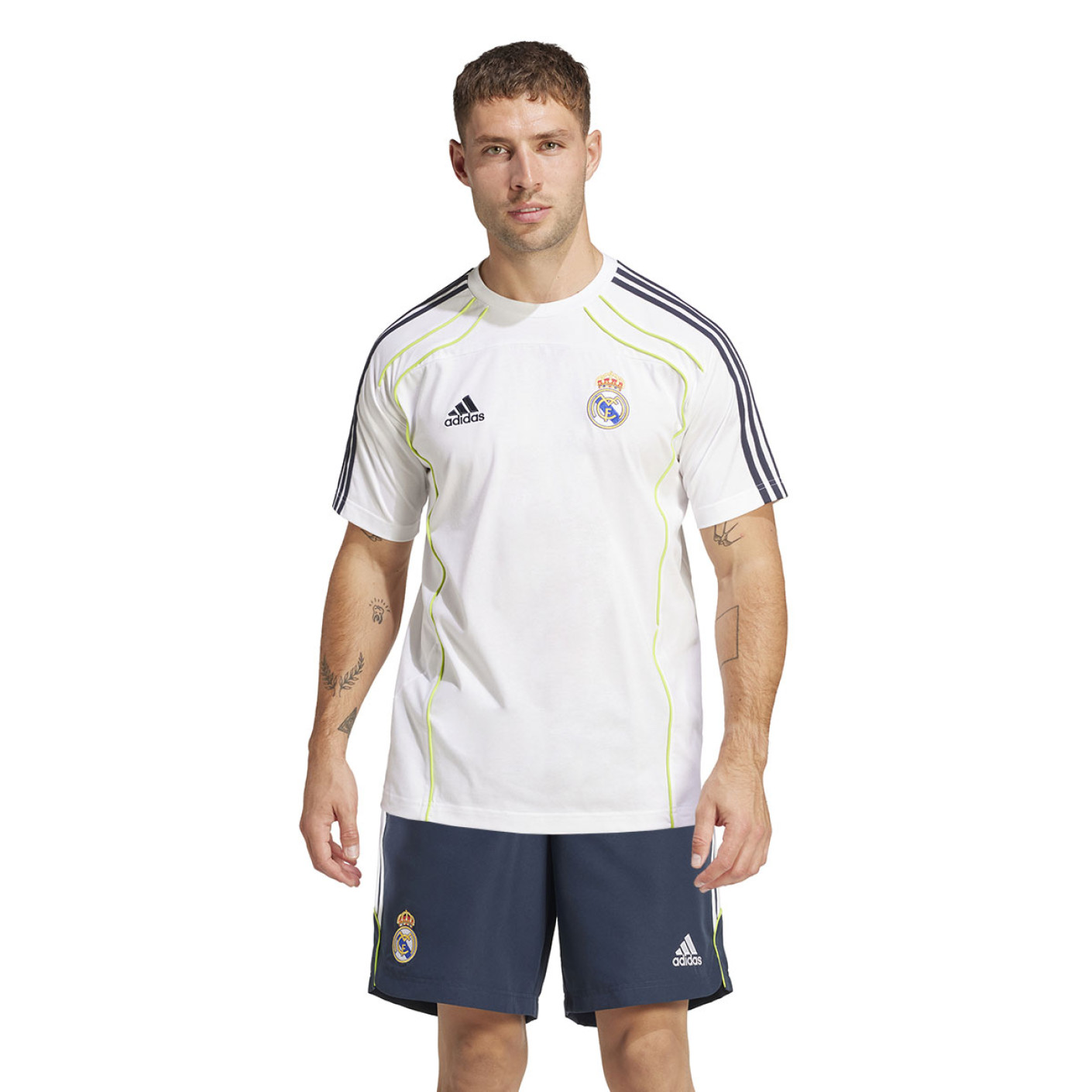adidas Real Madrid Urban Purist Zomerset 2024-2025 Wit Donkerblauw Lichtgroen