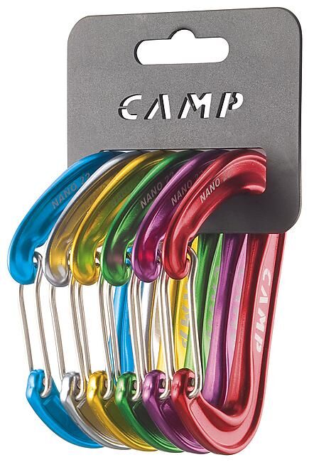 CAMP - MOUSQUETONS RACK PACK 6 NANO 22