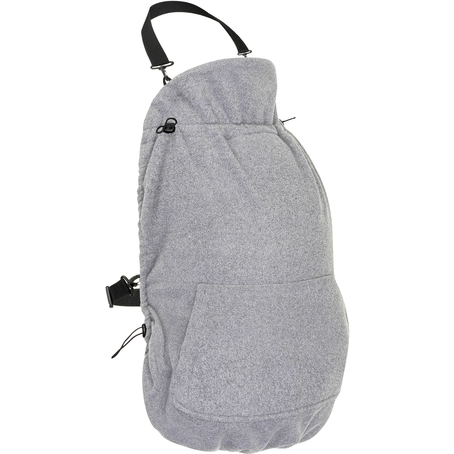 Hoppediz Tragecover Fleece-Cover Basic stone