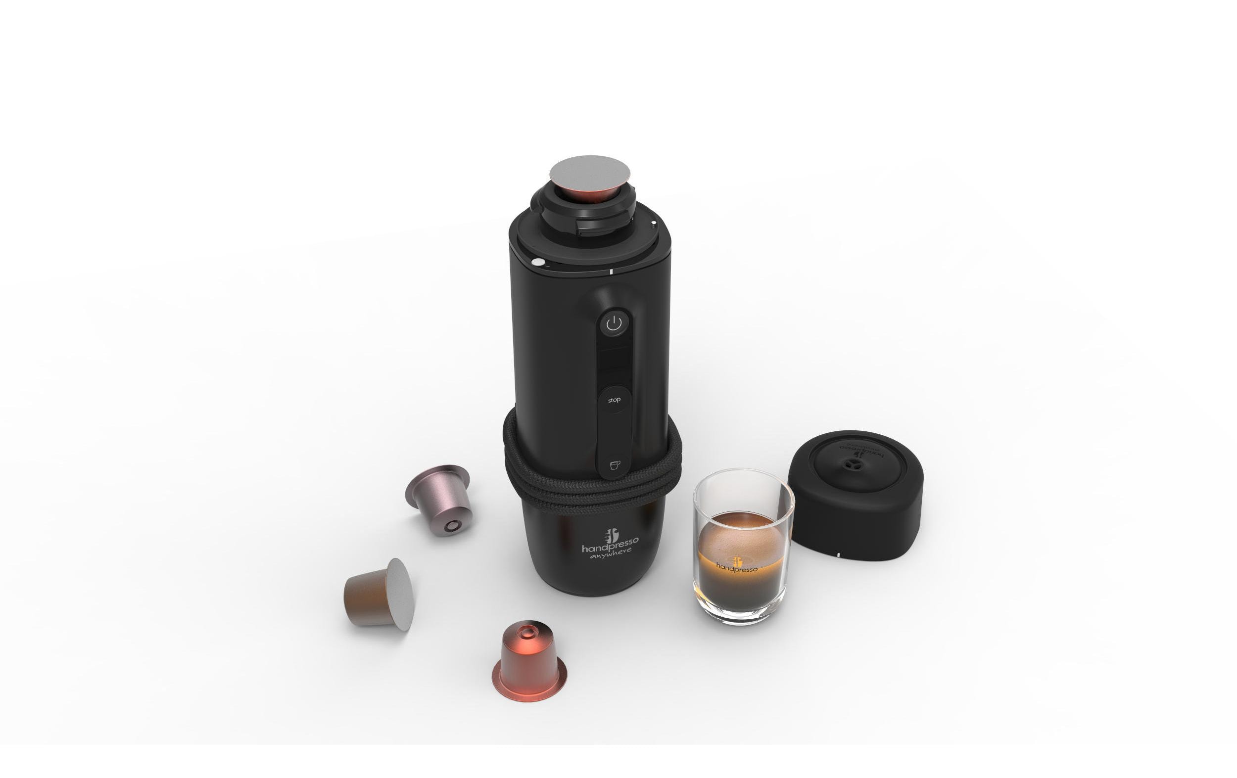 Reisekaffeemaschine Auto Capsule Nespresso Kapseln<br>Frischen Kaffee direkt im Auto zubereiten