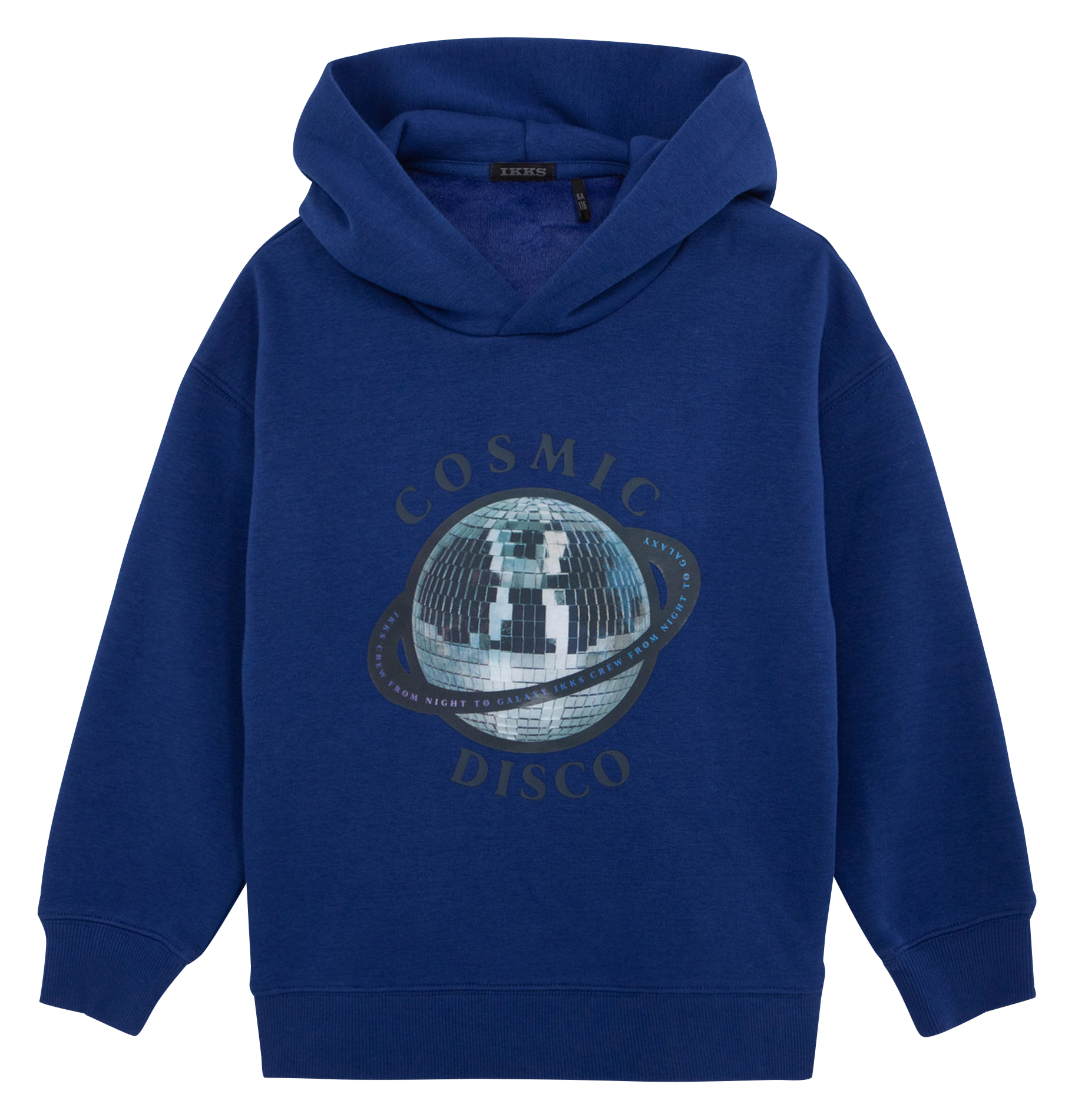 Sweat à capuche droit | Bleu
