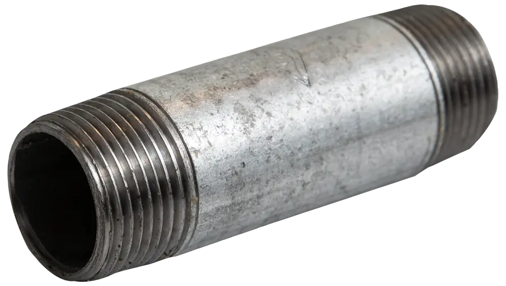Nippelrør 1/2'' x 100 mm - galvaniseret