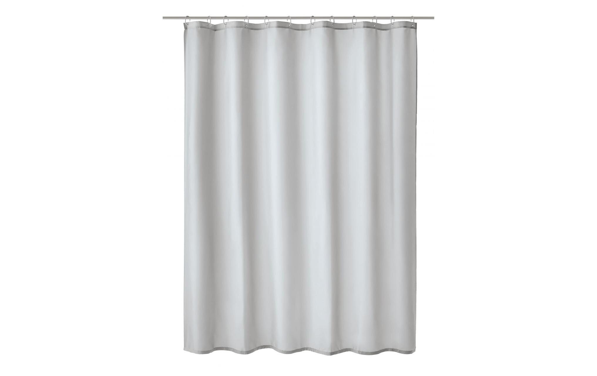 Duschvorhang Kito 120 x 200 cm , HellgrauDuschvorhang aus Polyester