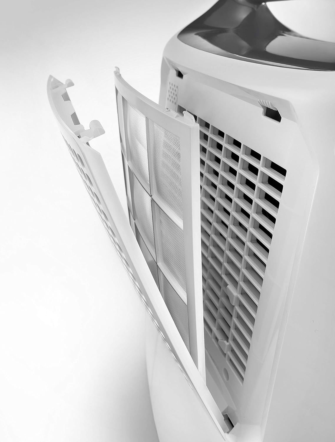 De'Longhi Tasciugo AriaDry Déshumidificateur DEX212SF, Déshumidificateur Portable avec Système de Filtration à 3 Actions, Fonction Séchage, Déshumidification 12L/Jour, R290, Réservoir Amovible, Blanc