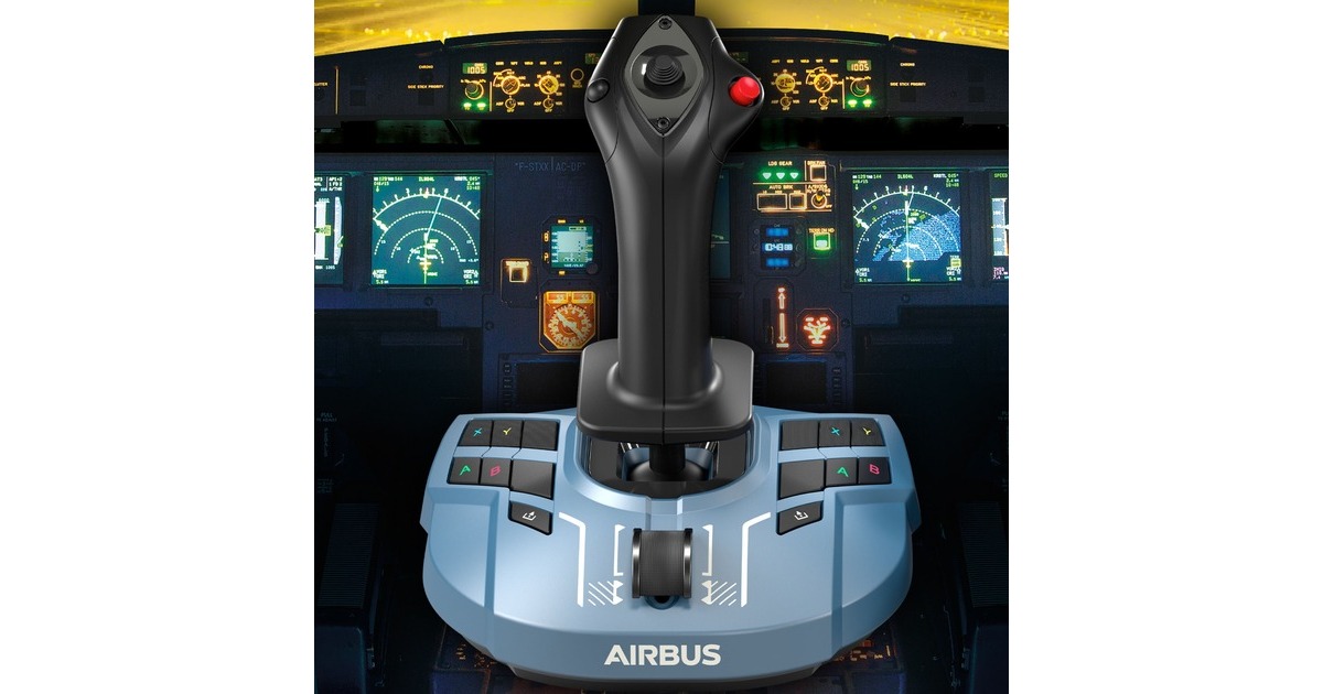 ThrustmasterTCA Sidestick X Airbus Edition joystick  (Zwart, Pc, Xbox Series X|S)