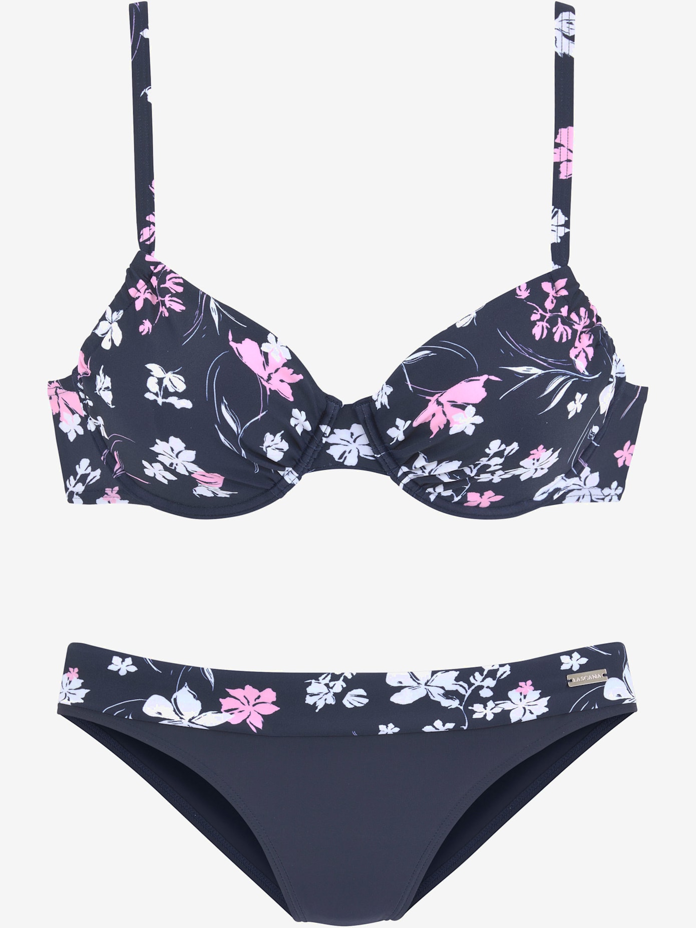 Maillot de bain à armatures imprimé floral