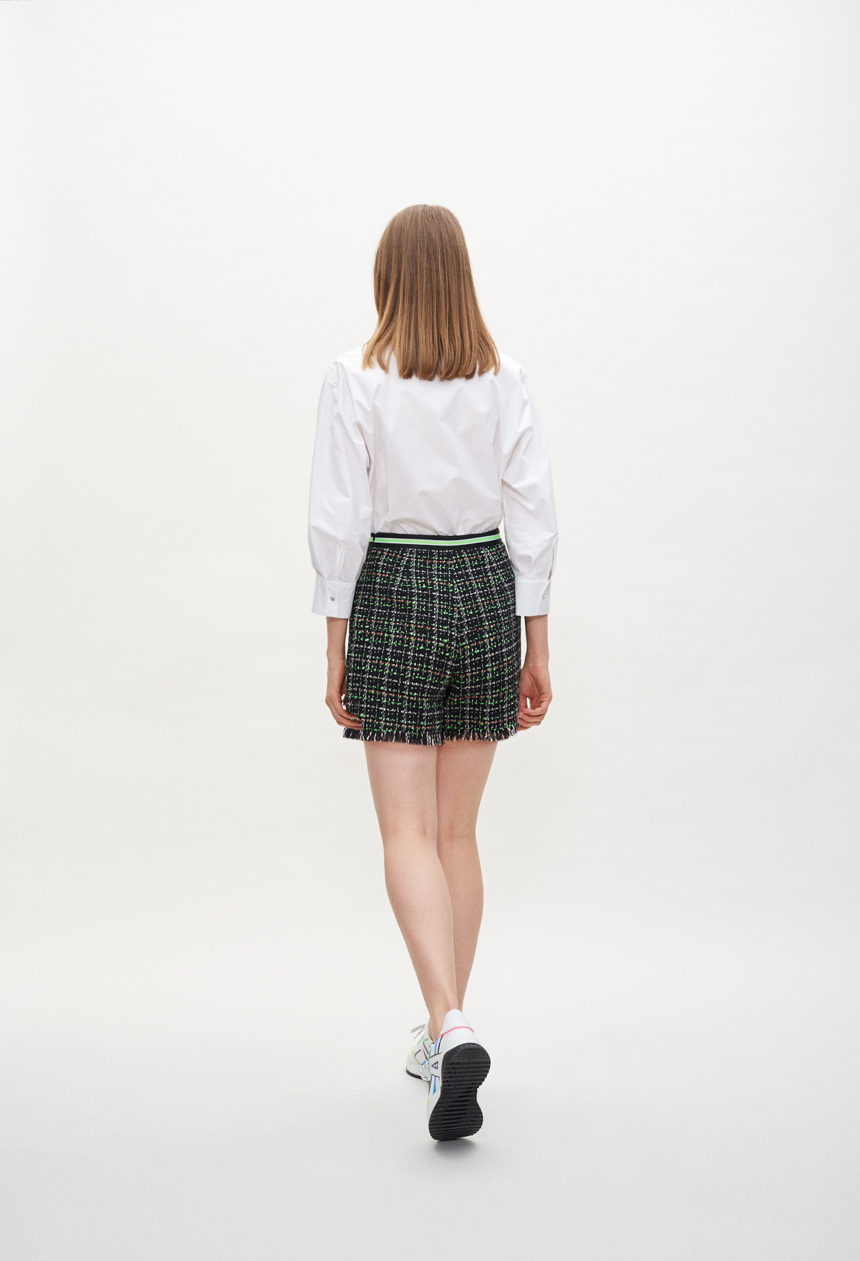 Short en tweed
