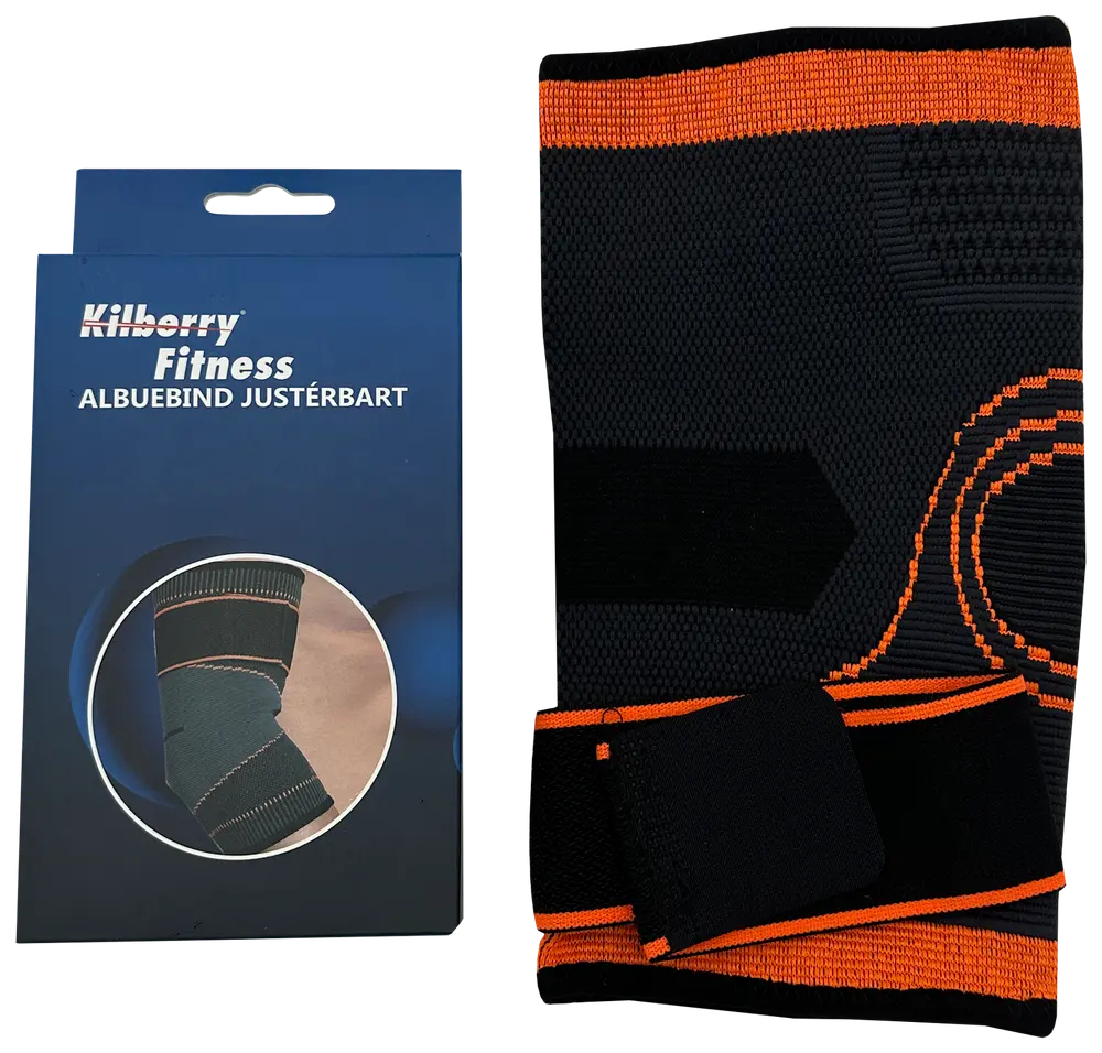 Kilberry Fitness Albuebind justerbart nylon/latex