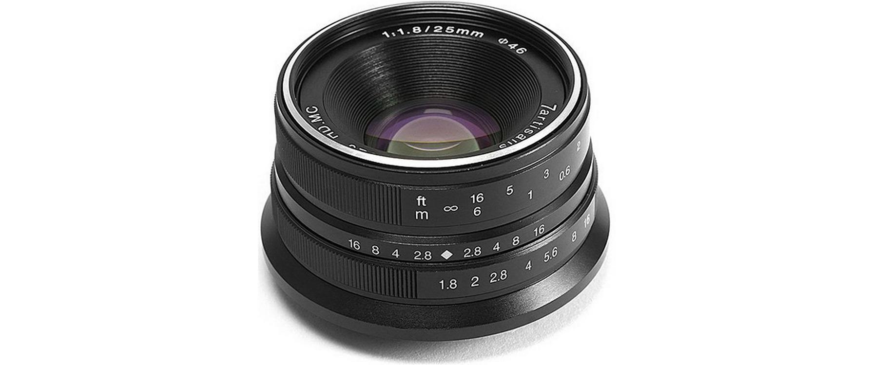 Festbrennweite 25mm F/1.8 – Fujifilm X-MountFestbrennweite mit einer schnellen, hellen Blende für Aufnahmen bei schlechten Lichtverhältnissen