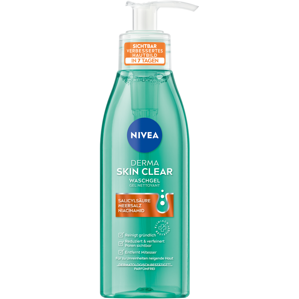 Nivea Waschgel Gel Derma Skin Clear Fl 150 ml