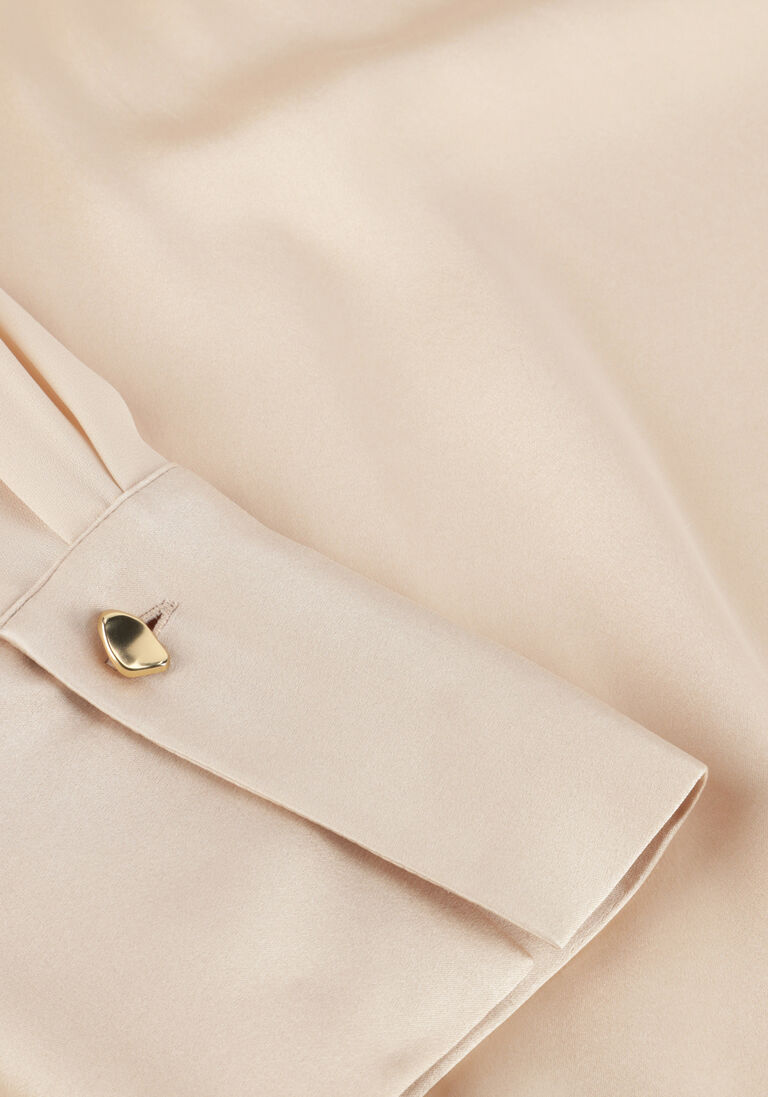 beige dante6 blouses estela silk mixed top