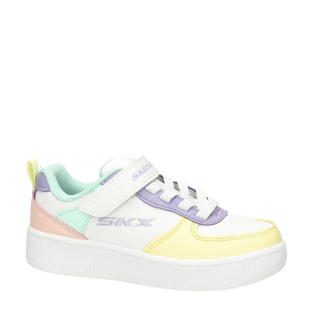 Skechers sneakers wit/pastel
